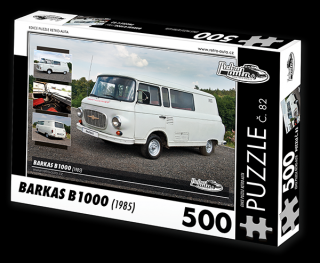Retro-Auta Puzzle č. 82 - BARKAS B 1000 (1985) 500 dílků