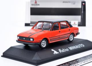 Retro MINIAUTO 1 - Retro-Auta - Červené KADEN 1:40 (Omezená serie 100 ks)