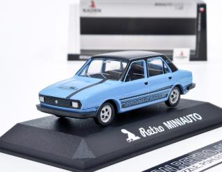 Retro MINIAUTO 1 - Retro-Auta - Modré KADEN 1:40 (Omezená serie 50 ks)