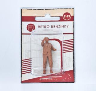 Řidič Tatry 111 60.léta 20.století - Retro benzínky 1:43