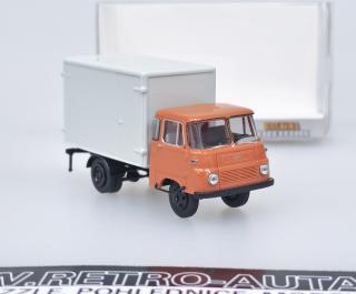 Robur LO 2501 - Oranžová/Černá Brekina 1:87 (Měřítko 1:87 !!!)