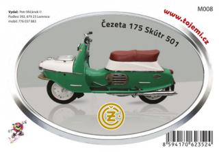 Rouklin Magnetka Škoda 440 Spartak, typ 970, Červená/Béžová