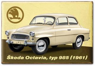 Rouklin Magnetka Škoda Octavia, typ 985 (1961), Béžová