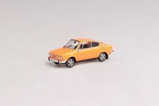 Škoda 110 R Coupé (1980) - Oranžová ABREX 1:43 (Modely z Německé distribuce!)