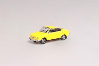 Škoda 110 R Coupé (1980) - Žlutá Sluneční ABREX 1:43 (Modely z Německé distribuce!)