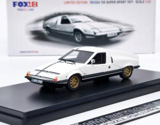 ŠKODA 110 Super Sport 1971 FOX18 1:43 (JIŽ SKLADEM!)