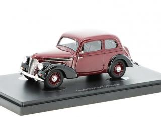 Škoda 1100 Type 927 Popular (1938) červená - AUTOCULT 1:43 (Limitovaná edice )