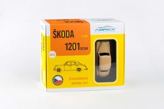 Škoda 1201 (1956) - Taxi - Stavebnice ABREX 1:43