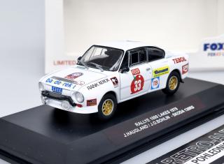 Škoda 130RS n. 33 Rallye 1000 Lakes 1978 FOX18 1:43 (Jezdci: J.Haugland/J.O.Bohlin )
