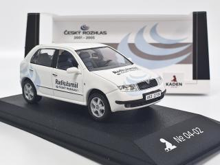 Škoda Fabia I (2001) – ČRo 1 Radiožurnál KADEN 1:43