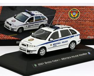 Škoda Fabia I (2001) – Městská policie Havířov Model DEPO/CAL  1:43 ( LIMITOVANÁ EDICE 50 modelů. )