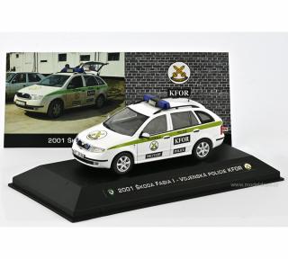 Škoda Fabia I (2001) – Vojenská policie KFOR Model DEPO/CAL  1:43 ( LIMITOVANÁ EDICE 50 modelů)