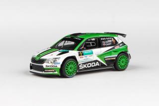 Škoda Fabia III R5 (2015) Agrotec Petronas Syntium Rally Hustopeče #1 ABREX 1:43 (Modely z Německé distribuce!)