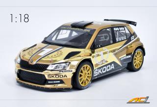 Škoda Fabia R5 Gold Edition ACL 1:18