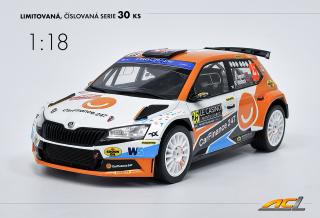 Škoda Fabia Rally2 evo No.25 Rallye Automobile Monte-Carlo 2022 Ingram ACL 1:18 (ČÍSLOVANÁ LIMITOVANÁ SERIE 30 KS)
