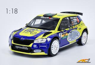 Škoda Fabia Rally2 evo No.3 Rallye Sulingen 2023 P.Geipel/K.Becker ACL 1:18