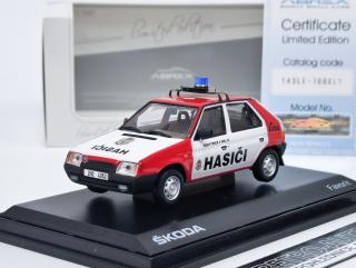 Škoda Favorit 136L (1988) SDH Rokytnice V Orlických Horách ABREX 1:43 (Modely z jiné distribuce!)
