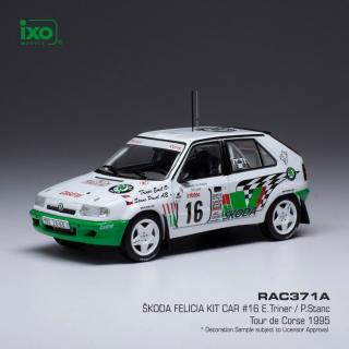 Skoda Felicia Kit Car, No.16 Rallye Tour de Corse 1995 (E.Triner/Stanc) IXO 1:43 (JIŽ SKLADEM!!!)