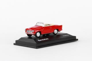 Škoda Felicia Roadster (1963) Červená Tmavá ABREX 1:72