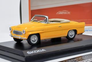 Škoda Felicia Roadster (1963) - Žlutooranžová ABREX 1:43