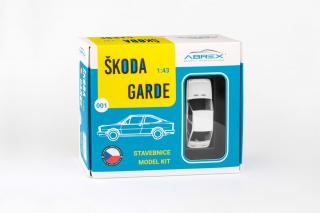 Škoda Garde (1982) - Bílá Ledová - Stavebnice ABREX 1:43