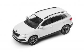 Škoda KAROQ - Bílá Moon 1:43