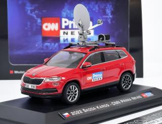 Škoda Karoq CNN Prima News Norev/CAL 1:43 (Model Depo/Cal)