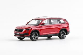 Škoda Kodiaq FL (2021) Červená Velvet Metalíza ABREX 1:43