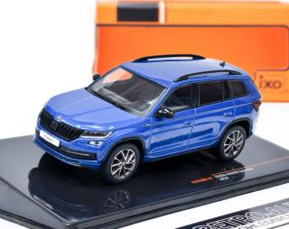 Škoda Kodiaq Sportline (2018) Modrá Metalíza IXO 1:43