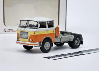 Škoda LIAZ 706 RTTN Tahač - Oranžová/bílá MODIMIO 1:43