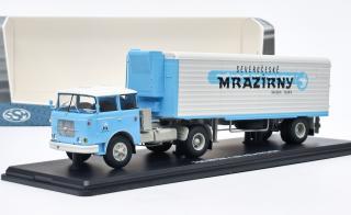 Škoda LIAZ 706 RTTN Tahač s návěsem Alka N12CH SEVEROČESKÉ MRAZÍRNY SSM 1:43
