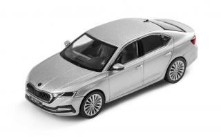 Škoda Octavia A8 Stříbrná Brilliant Metalíza 1:43