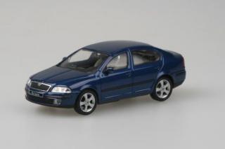 Škoda Octavia II (2004)  Modrá Hlubinná Metalíza ABREX 1:43
