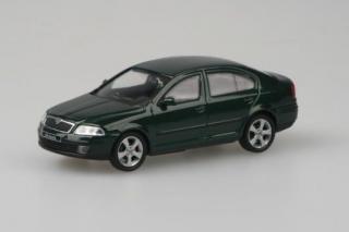 Škoda Octavia II (2004) - Zelená Natur Metalíza ABREX 1:43