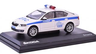 Škoda Octavia III - 2012 Ruská Policie Krymu ABREX 1:43  (Doskladněno!!)
