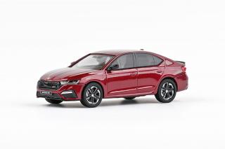 Škoda Octavia IV RS (2020) - Červená Hotchilli  ABREX 1:43