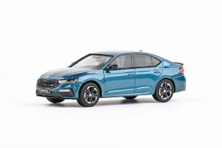 Škoda Octavia IV RS (2020) - Modrá Admiral Metalíza ABREX 1:43