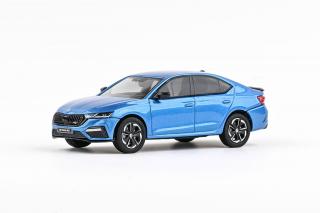 Škoda Octavia IV RS (2020) - Modrá Ocean Metalíza ABREX 1:43