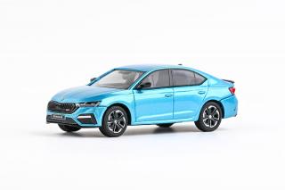 Škoda Octavia IV RS (2020) Modrá Sea Metalíza - ABREX 1:43