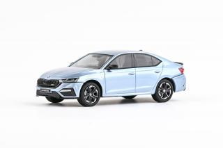 Škoda Octavia IV RS (2020)  Modrá Shark Metalíza - ABREX 1:43