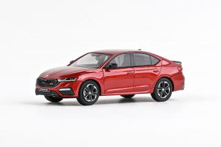 Škoda Octavia IV RS (2020) Oranžová Cayenne Metalíza - ABREX 1:43