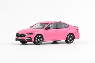 Škoda Octavia IV RS (2020) - Růžová ABREX 1:43