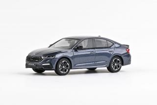 Škoda Octavia IV RS (2020) Šedá Anthracite Metalíza - ABREX 1:43