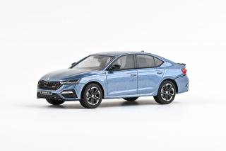 Škoda Octavia IV RS (2020) Šedá Satin Metalíza - ABREX 1:43