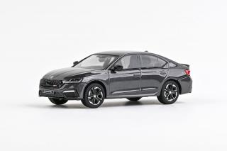 Škoda Octavia IV RS (2020) Šedá Titan Metalíza - ABREX 1:43