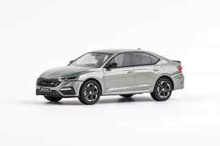 Škoda Octavia IV RS (2020) Zelená Agave Metalíza - ABREX 1:43