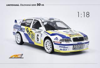 Škoda OCTAVIA WRC EVO III no6 Rallye Agropa Pačejov 2005 Trojan/Vodička ACL 1:18 (Limitovaná číslovaná serie 50 ks)