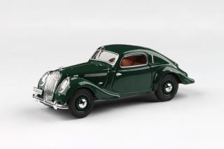 Škoda Popular Sport Monte Carlo (1937) - Zelená Mechová ABREX 1:43 (Modely z Německé distribuce!)