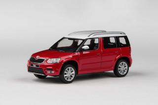 Škoda Yeti FL (2013) - Červená Corrida Uni ABREX 1:43