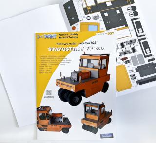 STAVOSTROJ VP 200 - papírový model 1:32